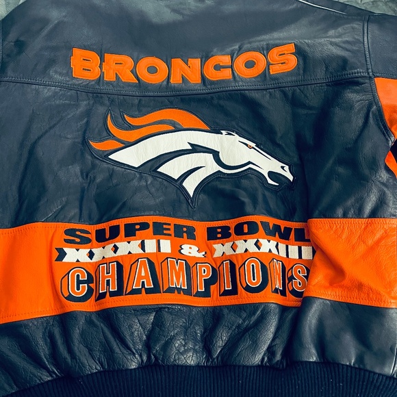 Other - Denver Broncos Leather Jacket